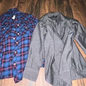BUNDLE OF (2) Button Down Shirts
